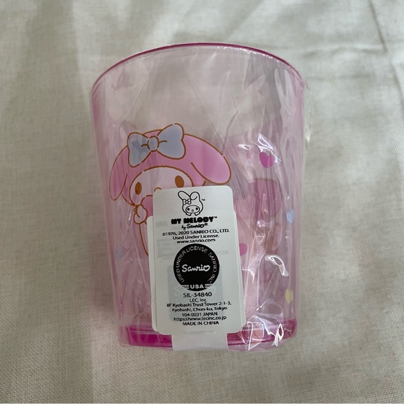 NEW Cute Sanrio My Melody Pink Plastic Cup - Picture 4 of 4
